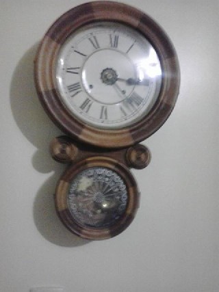 Foto 1 - Relógio oito ansonia original  antigo