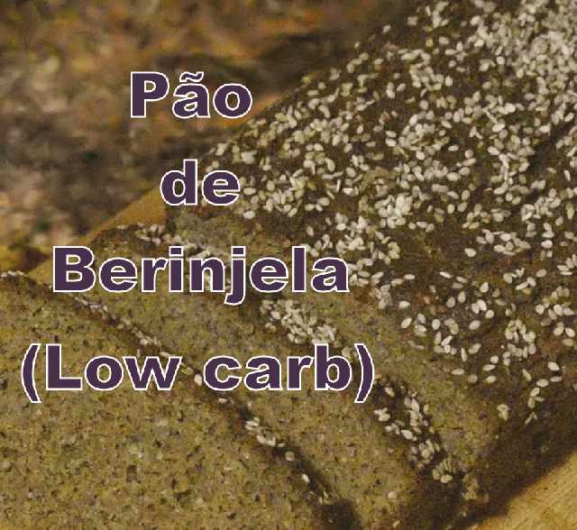 Foto 1 - po de berinjela - low carb - sem farinha de trigo